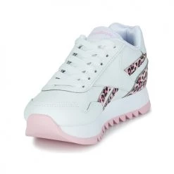 Chaussures Fille Baskets basses Reebok Classic REEBOK ROYAL CLJOG Blanc / Léopard -Baskets mode Soldes 23083685 500 C