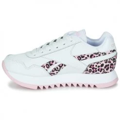 Chaussures Fille Baskets basses Reebok Classic REEBOK ROYAL CLJOG Blanc / Léopard -Baskets mode Soldes 23083685 500 D