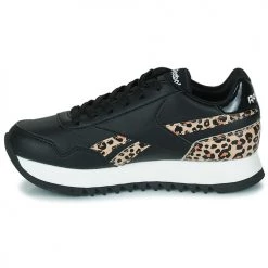 Chaussures Fille Baskets basses Reebok Classic REEBOK ROYAL CLJOG Noir / Léopard -Baskets mode Soldes 23083686 500 D