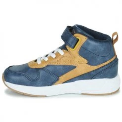 Chaussures Garçon Baskets montantes Primigi B&G MEGA Bleu / Marron -Baskets mode Soldes 23170310 500 D