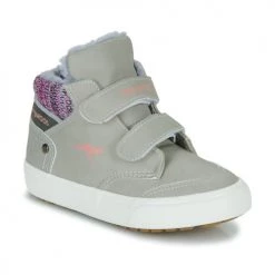 Chaussures Fille Baskets montantes Kangaroos KAVU PRIMO Gris / Rose