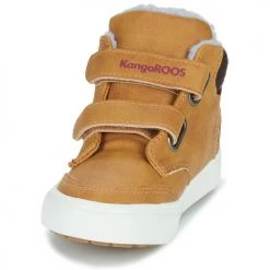 Chaussures Garçon Baskets montantes Kangaroos KAVU PRIMO Cognac -Baskets mode Soldes 23456095 500 C