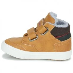 Chaussures Garçon Baskets montantes Kangaroos KAVU PRIMO Cognac -Baskets mode Soldes 23456095 500 D