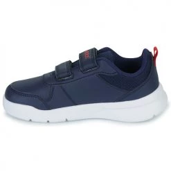 Chaussures Garçon Baskets basses Kangaroos K-ICO V Marine / Blanc -Baskets mode Soldes 23456105 500 D