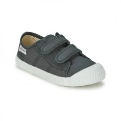 Chaussures Enfant Baskets basses Victoria BLUCHER LONA DOS VELCROS Anthracite
