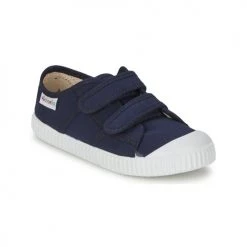 Chaussures Enfant Baskets basses Victoria BLUCHER LONA DOS VELCROS Marine