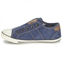 Chaussures Garçon Baskets basses Mustang SHAYAN Jean -Baskets mode Soldes 2943452 500 D