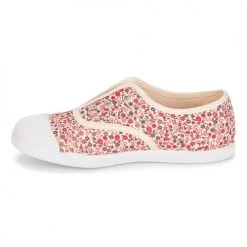 Chaussures Fille Baskets basses Citrouille et Compagnie RIVIALELLE Ecru / Multicolore -Baskets mode Soldes 2989445 500 D