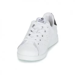 Chaussures Fille Baskets basses Victoria DEPORTIVO BASKET PIEL KID Blanc -Baskets mode Soldes 3771284 500 C