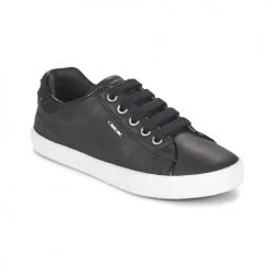 Chaussures Fille Baskets basses Geox KIWI GIRL Noir