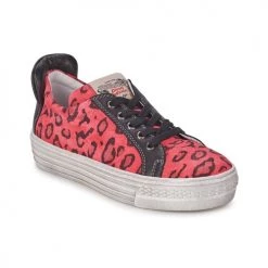 Chaussures Fille Baskets basses Diesel JAKID Rose / Léopard