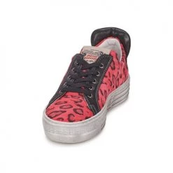 Chaussures Fille Baskets basses Diesel JAKID Rose / Léopard -Baskets mode Soldes 425280 500 C