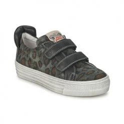 Chaussures Enfant Baskets basses Diesel JERMAN Gris / Léopard