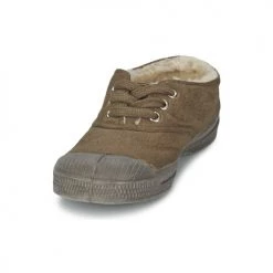 Chaussures Enfant Baskets basses Bensimon TENNIS FOURREES Marron -Baskets mode Soldes 482962 500 C