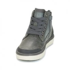 Chaussures Garçon Baskets montantes Geox J MATT.B ABX C Gris -Baskets mode Soldes 5264017 500 C
