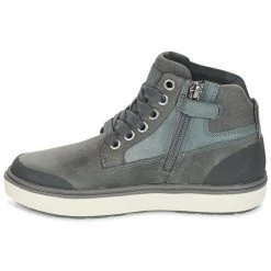 Chaussures Garçon Baskets montantes Geox J MATT.B ABX C Gris -Baskets mode Soldes 5264017 500 D