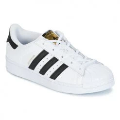 Chaussures Enfant Baskets basses adidas Originals SUPERSTAR Blanc / noir