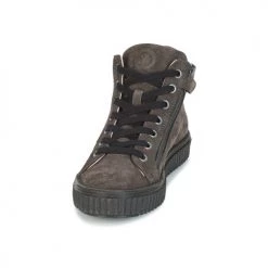 Chaussures Fille Baskets montantes Acebo's LONDON Gris -Baskets mode Soldes 5935098 500 C