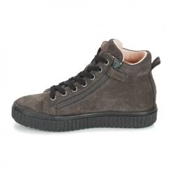 Chaussures Fille Baskets montantes Acebo's LONDON Gris -Baskets mode Soldes 5935098 500 D