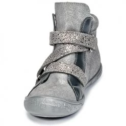 Chaussures Fille Baskets montantes Citrouille et Compagnie HISSOU Gris -Baskets mode Soldes 6013942 500 C