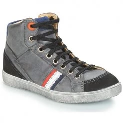 Chaussures Garçon Baskets montantes GBB ANGELO Gris