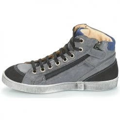 Chaussures Garçon Baskets montantes GBB ANGELO Gris -Baskets mode Soldes 6735306 500 D