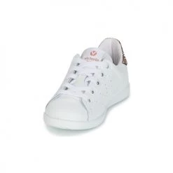 Chaussures Fille Baskets basses Victoria DEPORTIVO BASKET PIEL KID Blanc -Baskets mode Soldes 6846027 500 C