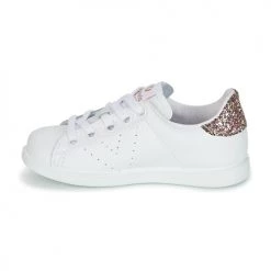 Chaussures Fille Baskets basses Victoria DEPORTIVO BASKET PIEL KID Blanc -Baskets mode Soldes 6846027 500 D