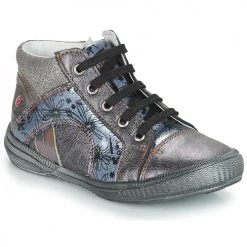 Chaussures Fille Baskets montantes GBB ROSETTA Gris / Bleu