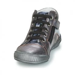 Chaussures Fille Baskets montantes GBB ROSETTA Gris / Bleu -Baskets mode Soldes 6902248 500 C