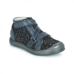 Chaussures Fille Baskets montantes GBB NADEGE Bleu / Noir