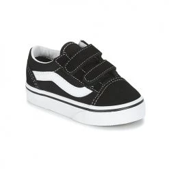 Chaussures Enfant Baskets basses Vans OLD SKOOL V Noir / Blanc