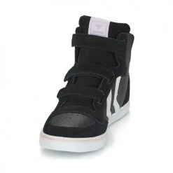 Chaussures Fille Baskets montantes hummel STADIL LEATHER JR Noir -Baskets mode Soldes 7349920 500 C