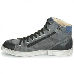 Chaussures Garçon Baskets montantes GBB ANGELO GRis -Baskets mode Soldes 7408468 500 D
