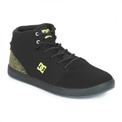Chaussures Enfant Baskets montantes DC Shoes CRISIS HIGH SE B SHOE BK9 Noir / Vert