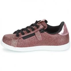 Chaussures Fille Baskets basses Victoria DEPORTIVO METAL CREMALLERA Rose -Baskets mode Soldes 7695104 500 D