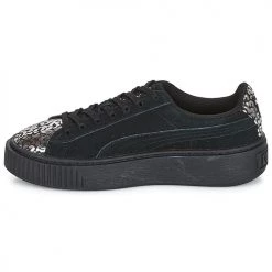 Chaussures Fille Baskets basses Puma G PS S PLATFORM ATHLUXE.BL BLACK -Baskets mode Soldes 8031511 500 D