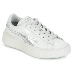 Chaussures Fille Baskets basses Puma G PS B PLATFORM BLING.GRAY GRAY