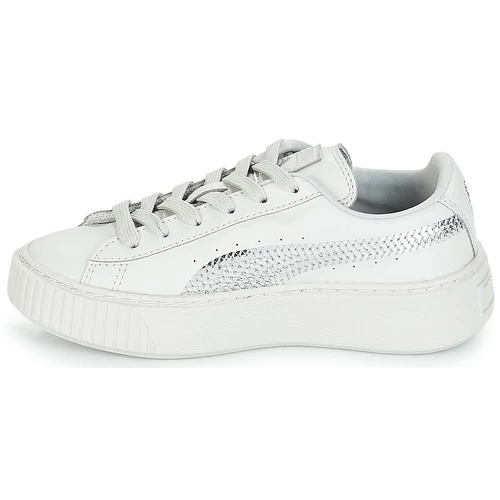 Chaussures Fille Baskets basses Puma G PS B PLATFORM BLING.GRAY GRAY 4 Chaussures Fille Baskets basses Puma G PS B PLATFORM BLING.GRAY GRAY – Image 4