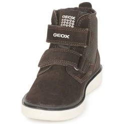 Chaussures Garçon Baskets montantes Geox J RIDDOCK BOY Marron / Marine -Baskets mode Soldes 8324502 500 C