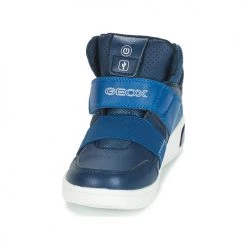Chaussures Garçon Baskets basses Geox J XLED BOY Marine -Baskets mode Soldes 8324556 500 C