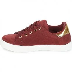 Chaussures Fille Baskets basses André TALIA Bordeaux -Baskets mode Soldes 8396964 500 D