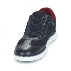 Chaussures Garçon Baskets basses André TITAN Marine -Baskets mode Soldes 8397615 500 C