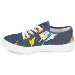 Chaussures Fille Baskets basses André PLUMETTE Jean -Baskets mode Soldes 8400882 500 D