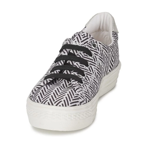 Chaussures Fille Baskets basses Shwik STEP LO CUT Noir / Blanc 3 Chaussures Fille Baskets basses Shwik STEP LO CUT Noir / Blanc – Image 3