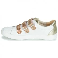 Chaussures Fille Baskets basses GBB MADO Blanc / Doré -Baskets mode Soldes 9019677 500 D
