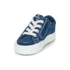 Chaussures Enfant Baskets basses Victoria TRIBU LONA RETRO Bleu -Baskets mode Soldes 9670103 500 C